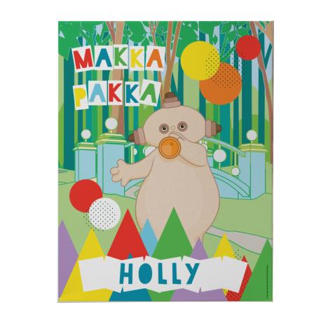 Personalised Makka Pakka Canvas Print £14.99